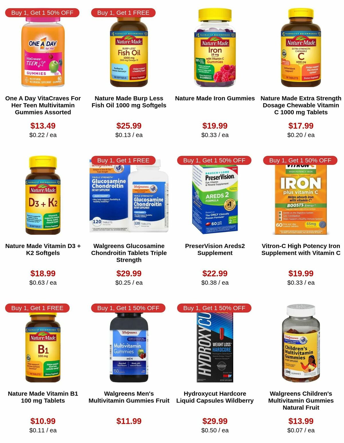 Walgreens Weekly Ad from September 29