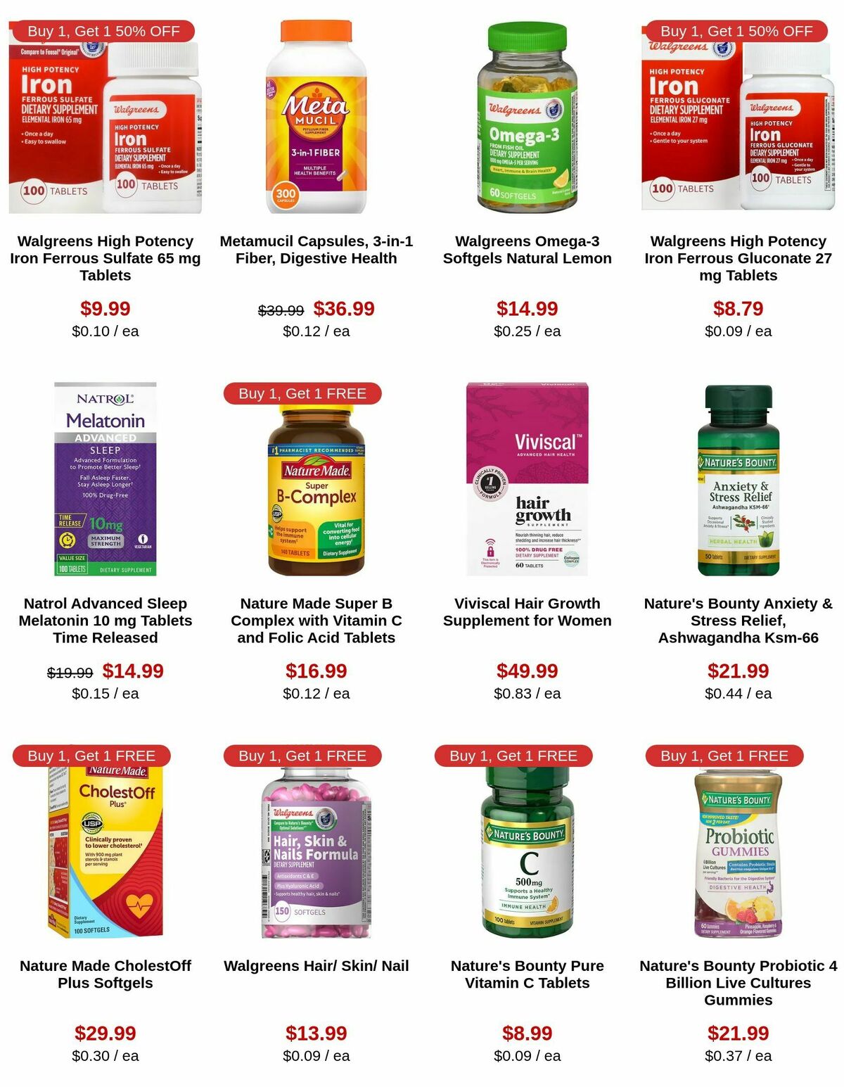 Walgreens Weekly Ad from September 29