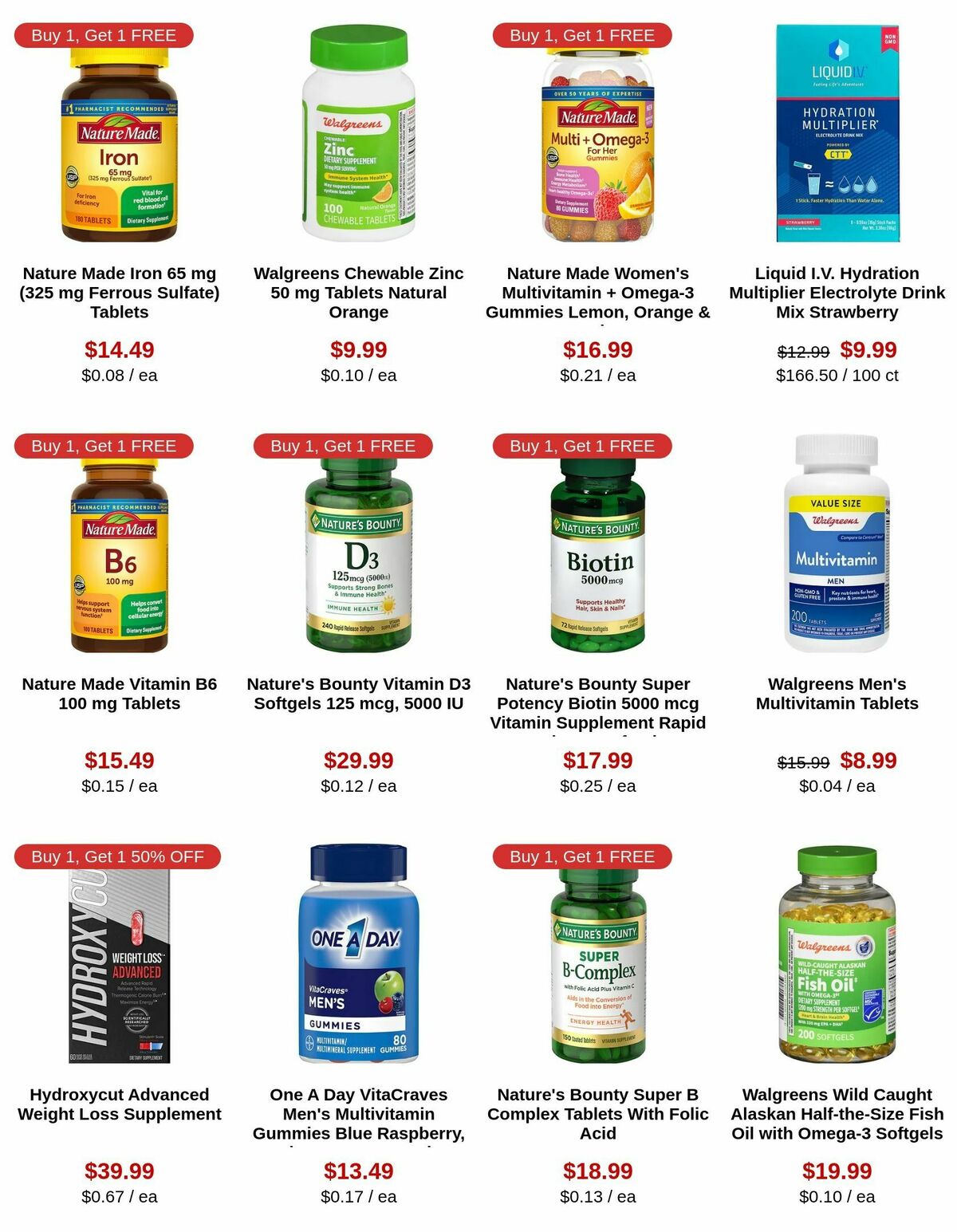 Walgreens Weekly Ad from September 29