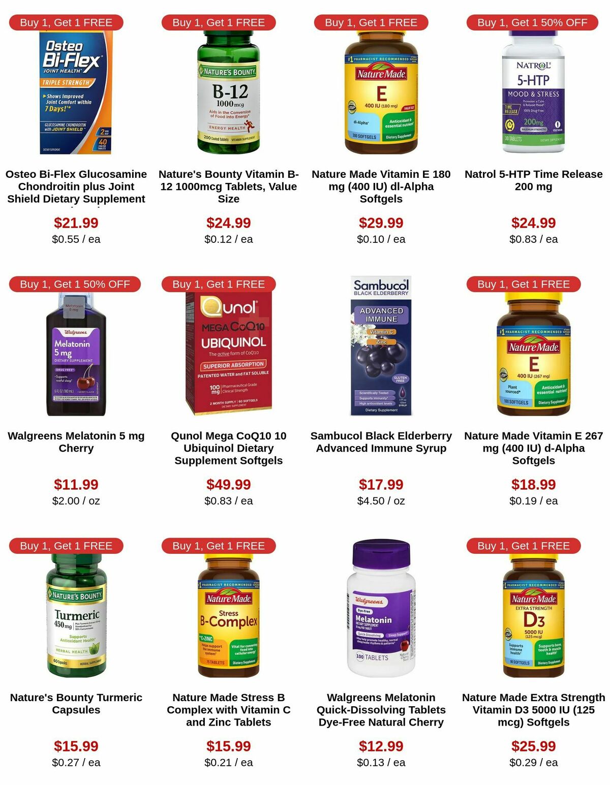 Walgreens Weekly Ad from September 29