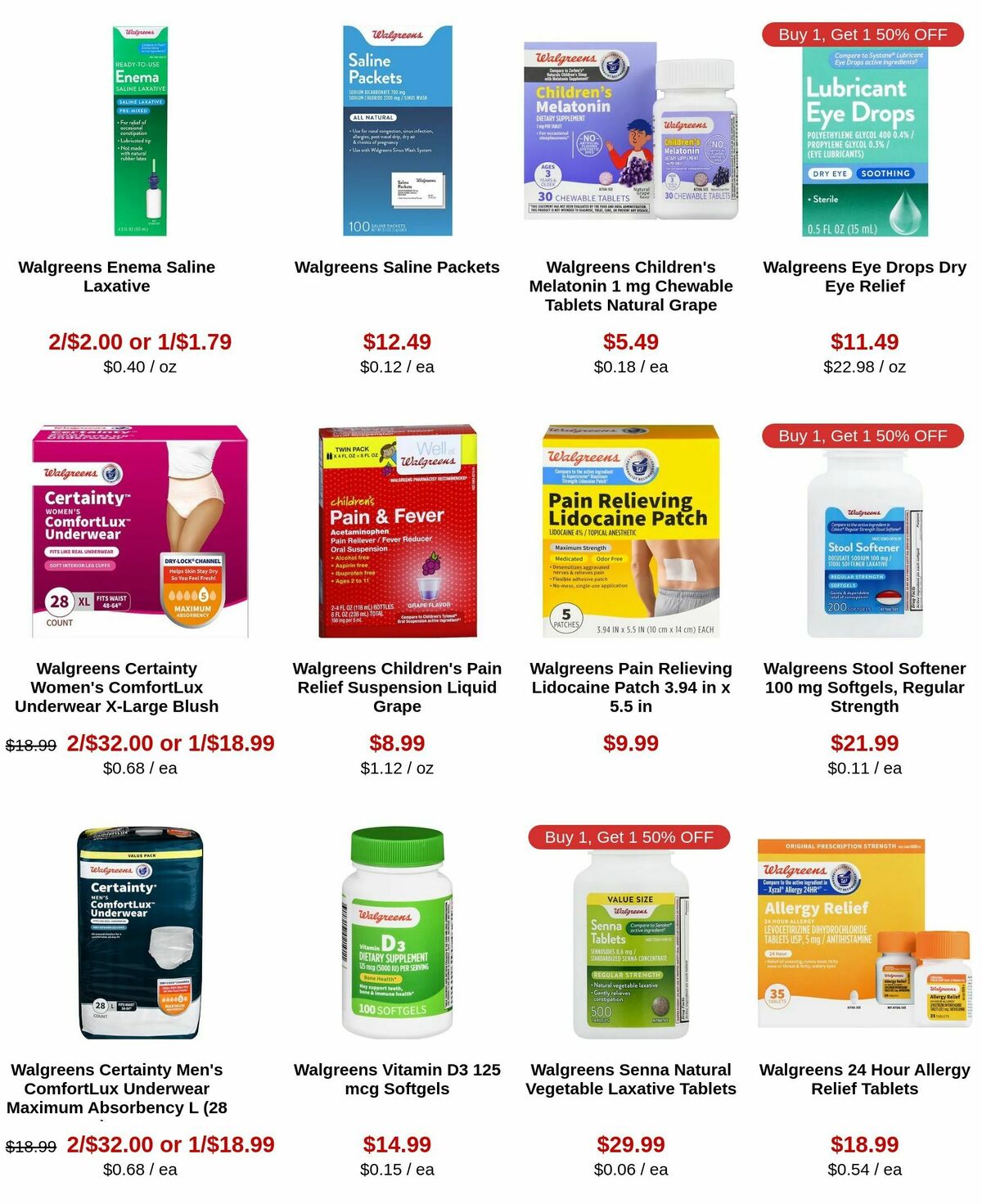 Walgreens Weekly Ad from October 19