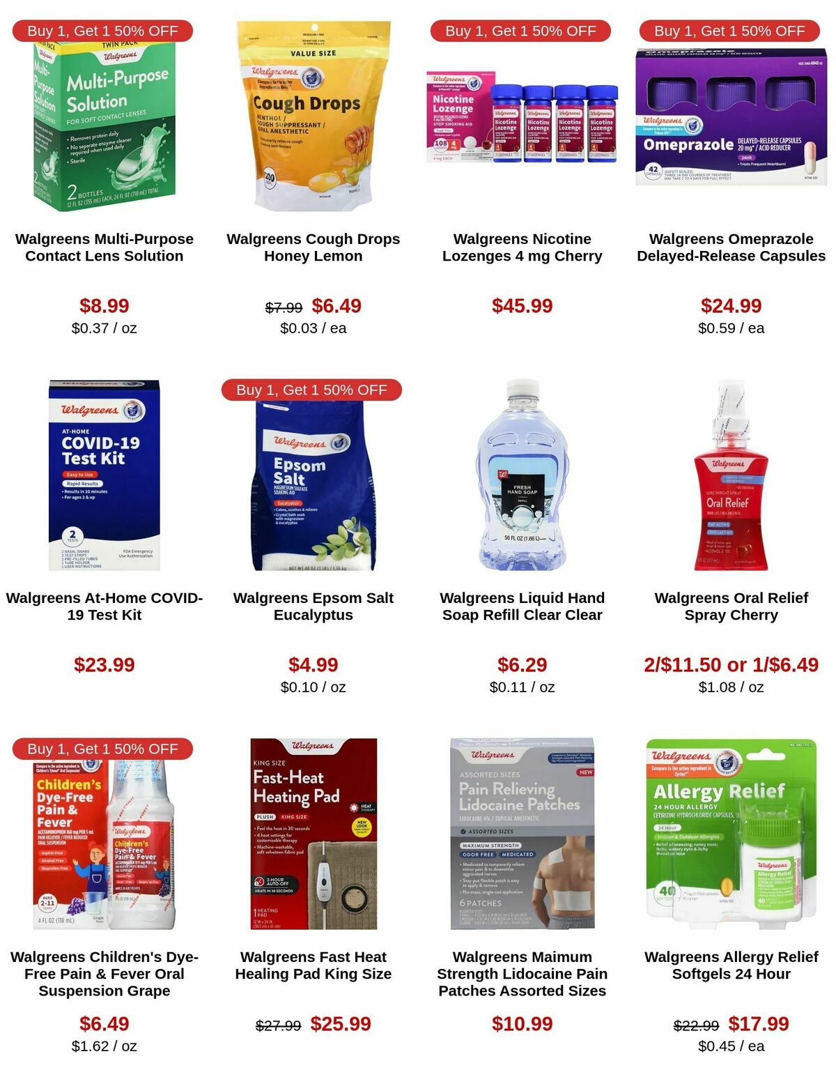 Walgreens Weekly Ad from October 19