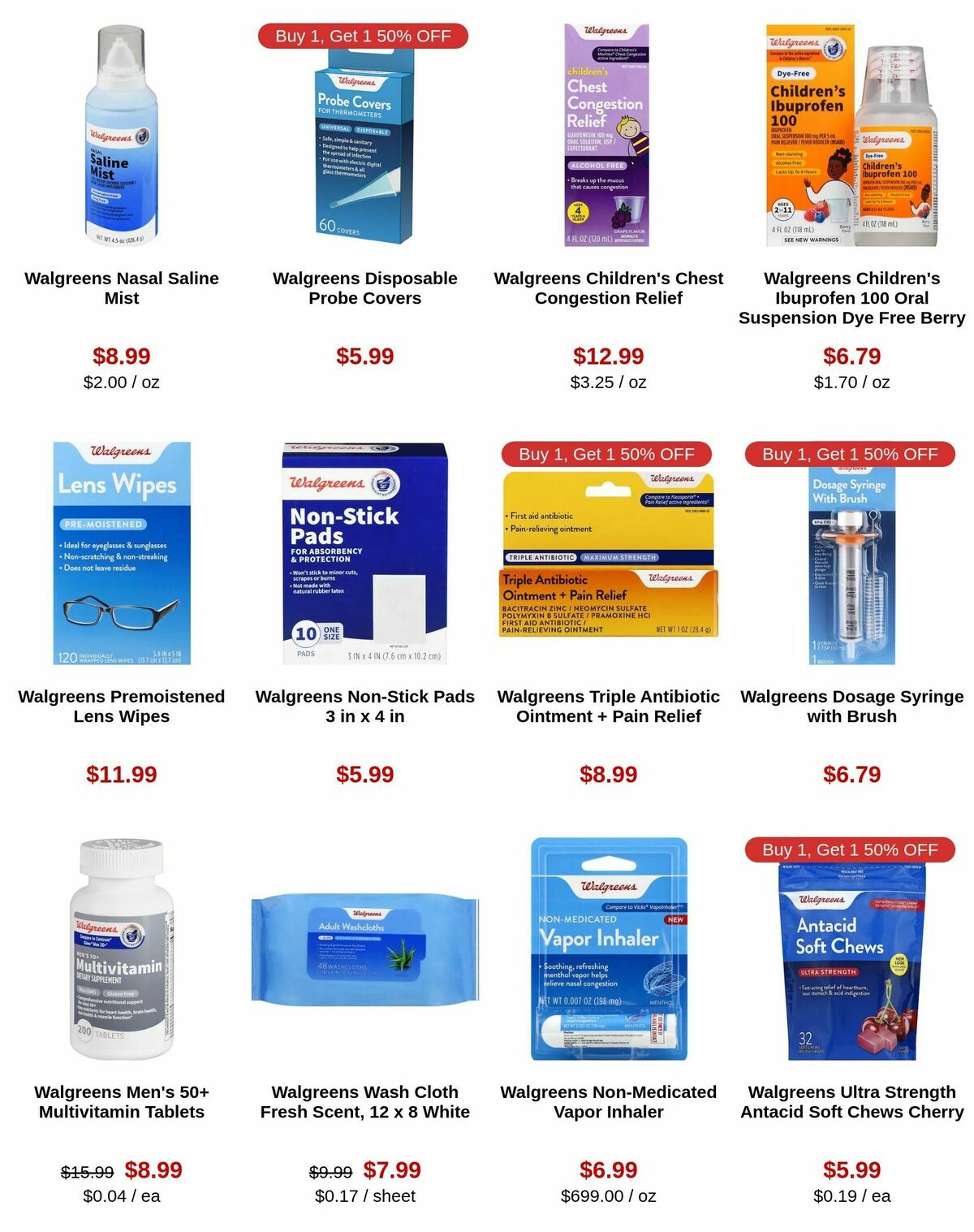 Walgreens Weekly Ad from October 19