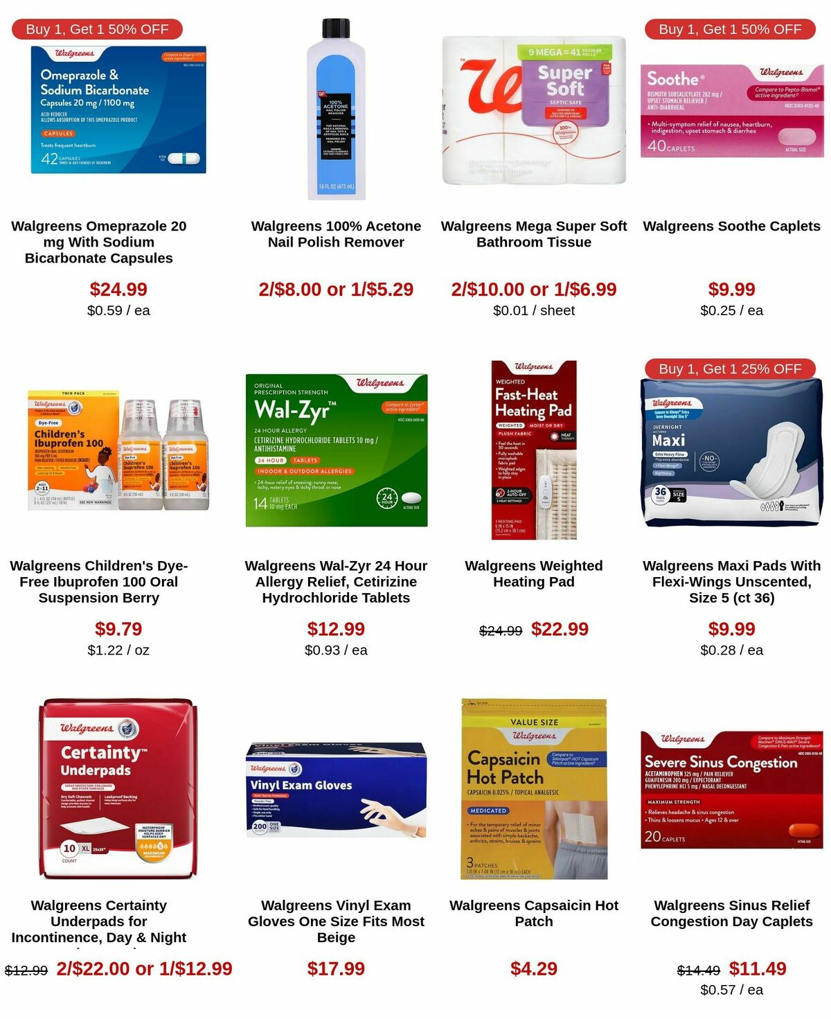 Walgreens Weekly Ad from October 19