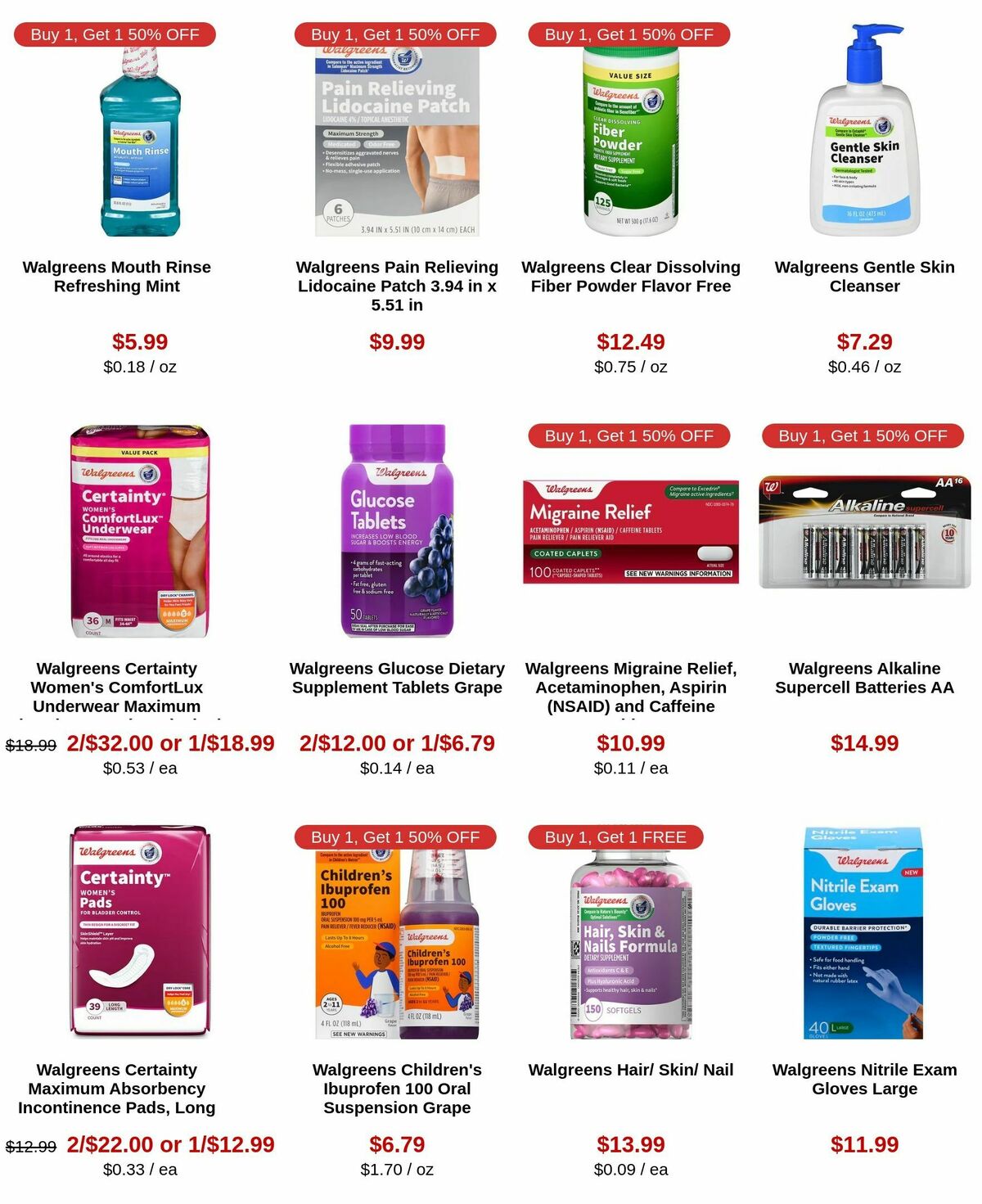 Walgreens Weekly Ad from October 19