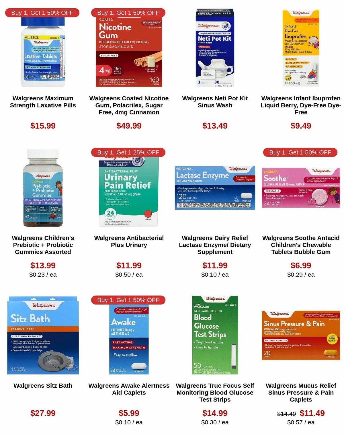 Walgreens Weekly Ad from October 19