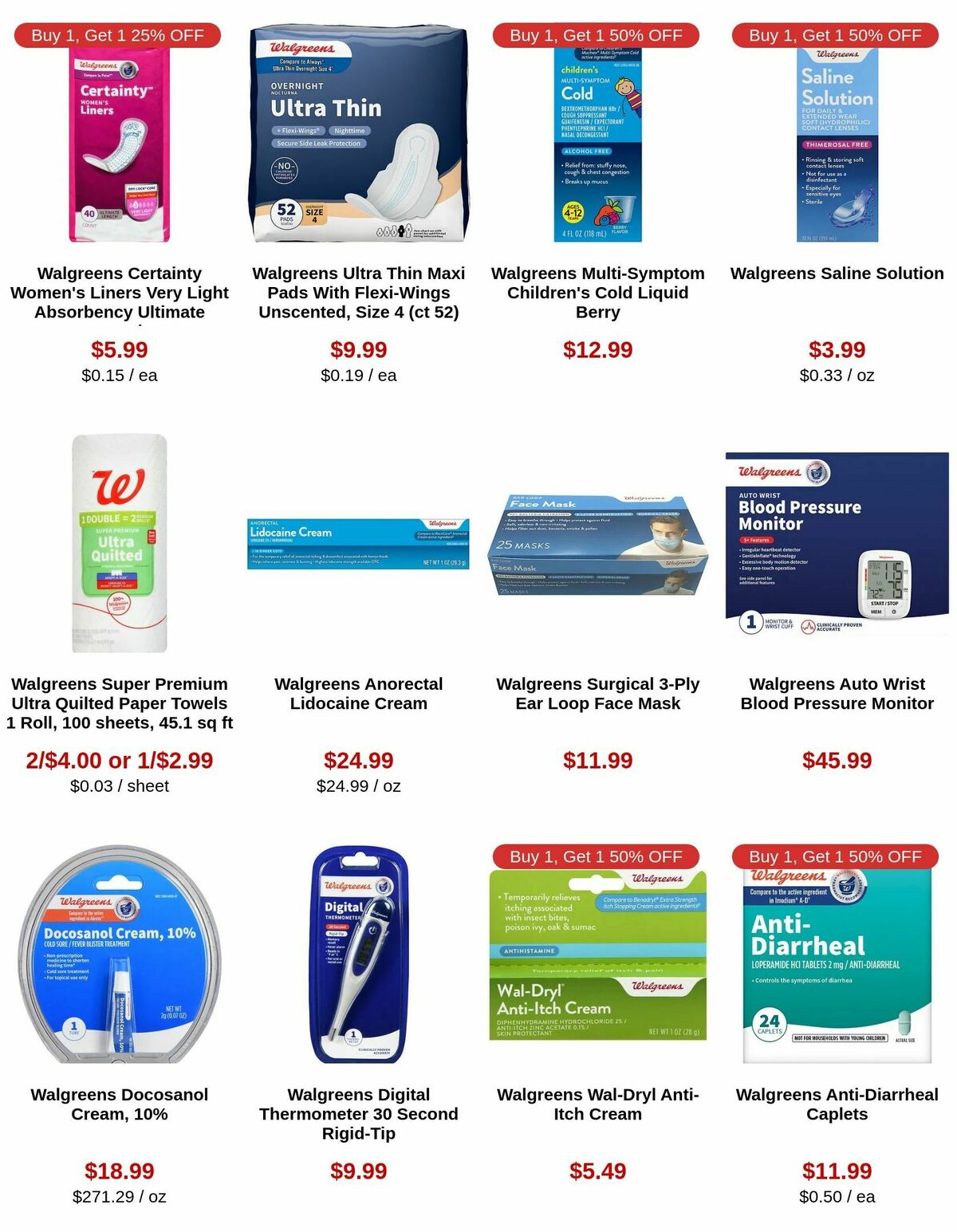 Walgreens Weekly Ad from October 19