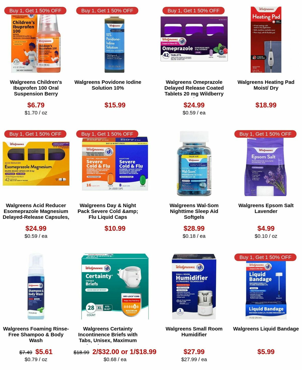 Walgreens Weekly Ad from October 19