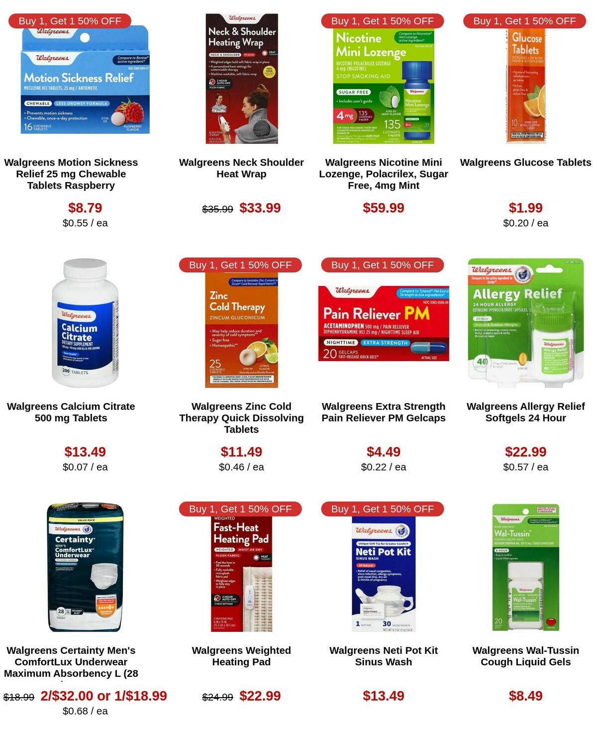 Walgreens Weekly Ad from November 10