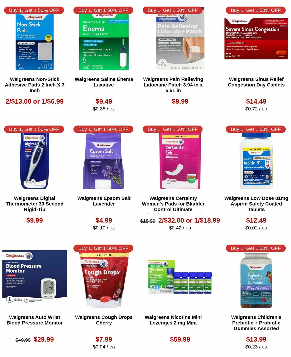 Walgreens Weekly Ad from November 10