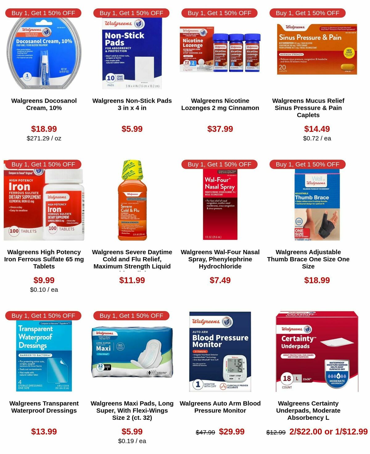 Walgreens Weekly Ad from November 10