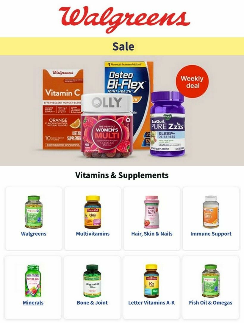 Walgreens Weekly Ad from December 29