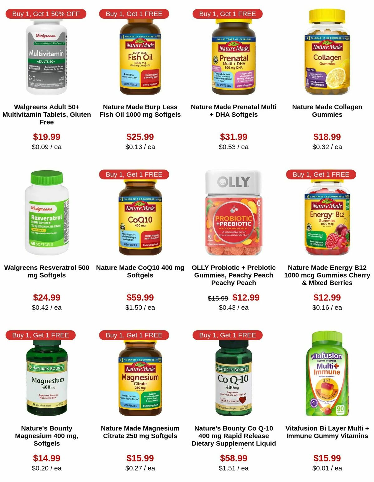 Walgreens Weekly Ad from December 29