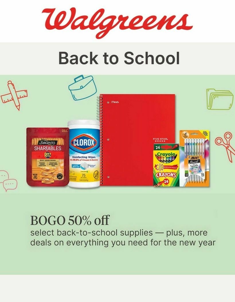 Walgreens Weekly Ad from July 31