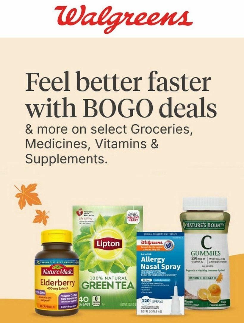 Walgreens Weekly Ad from September 29