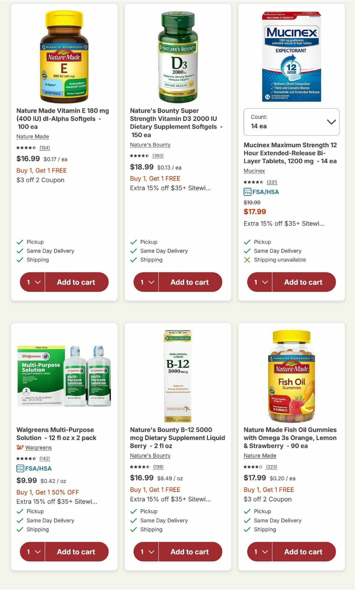 Walgreens Weekly Ad from September 29