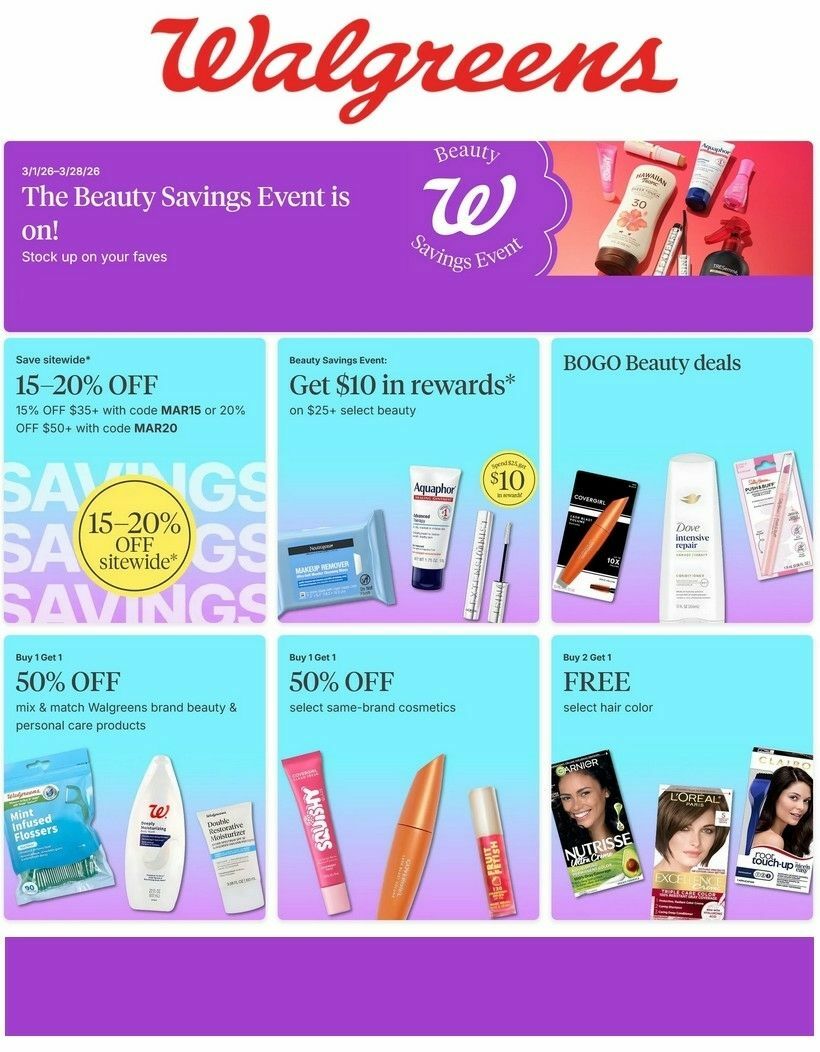 Walgreens Weekly Ad from March 1