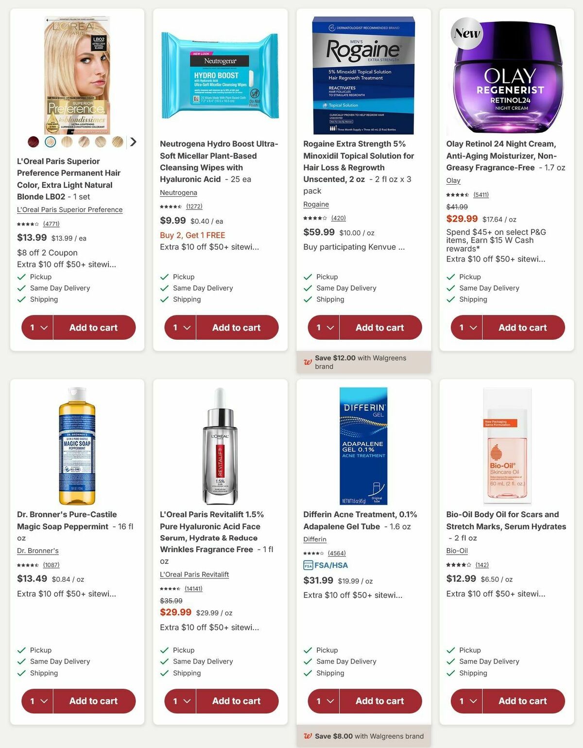 Walgreens Weekly Ad from August 29