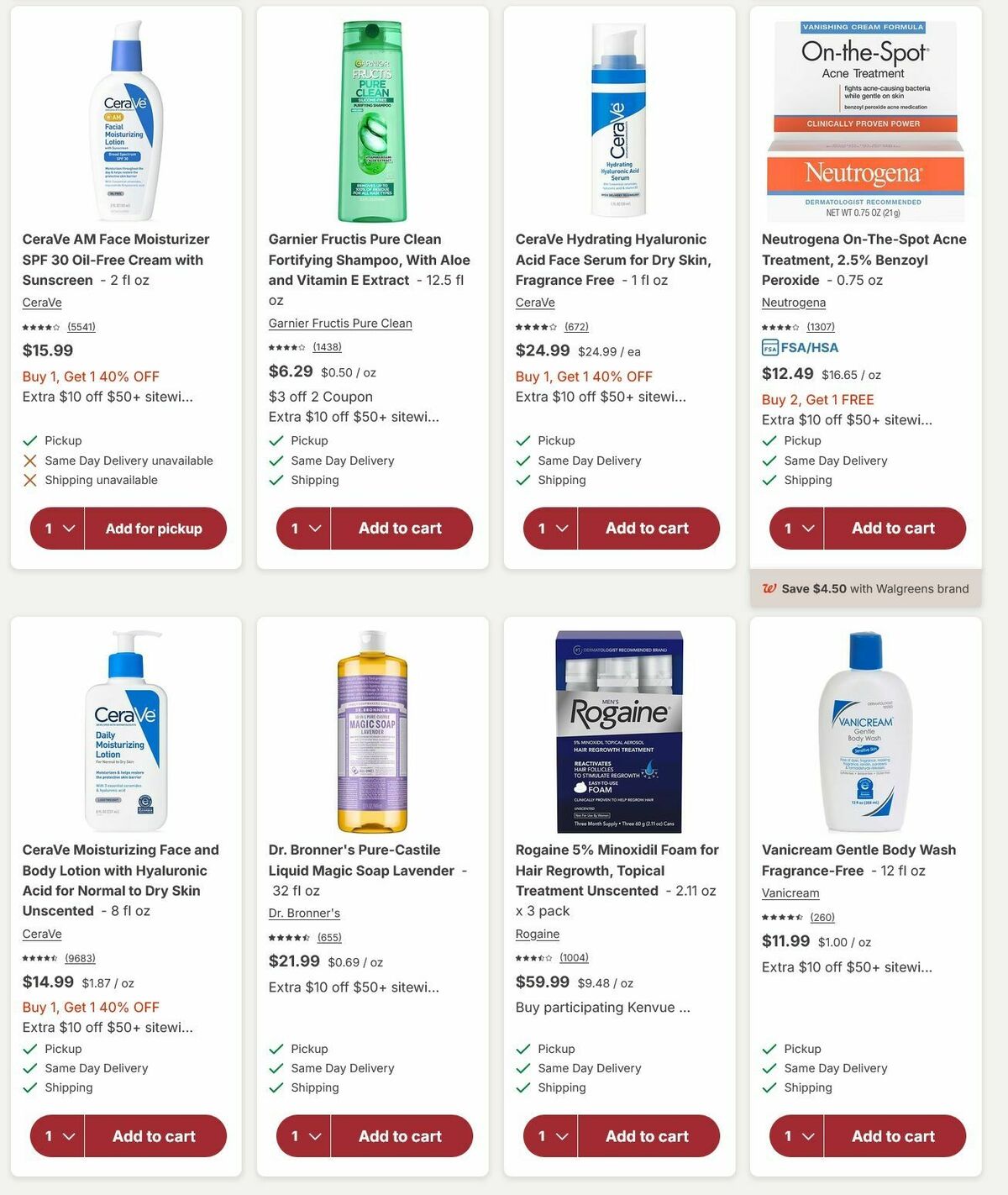 Walgreens Weekly Ad from August 29