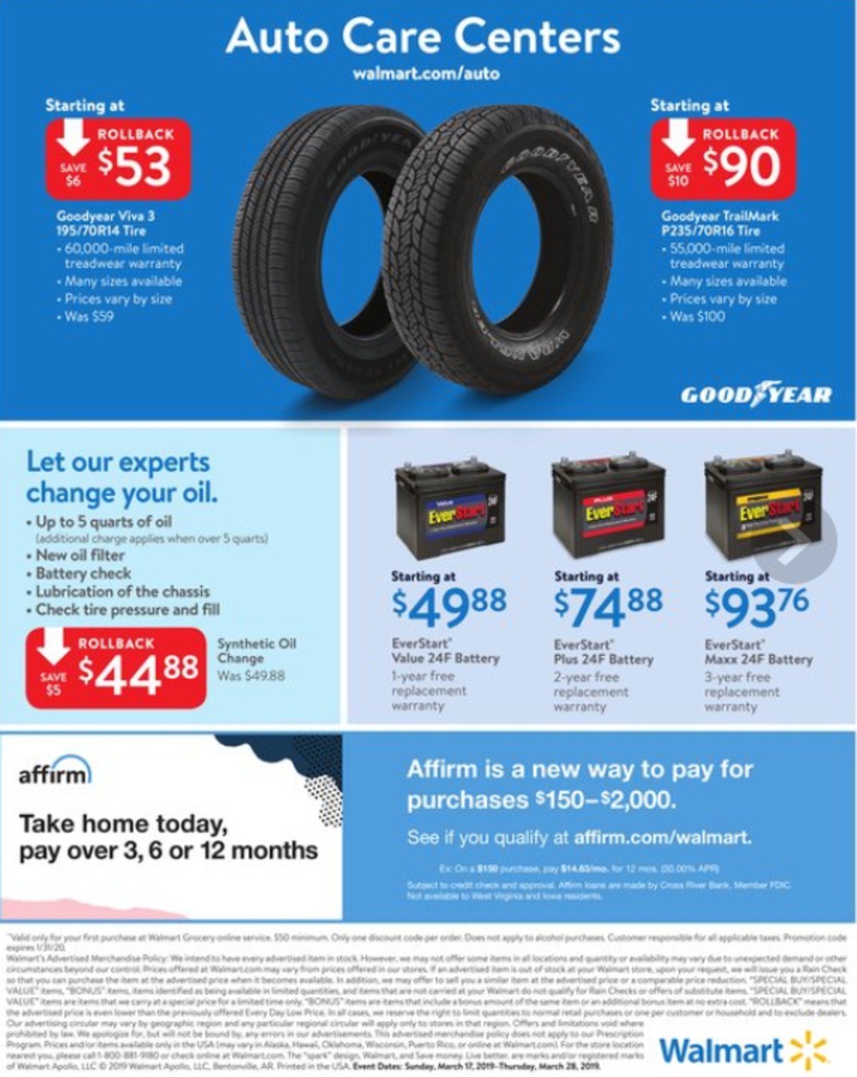 Walmart Weekly Ad from March 17