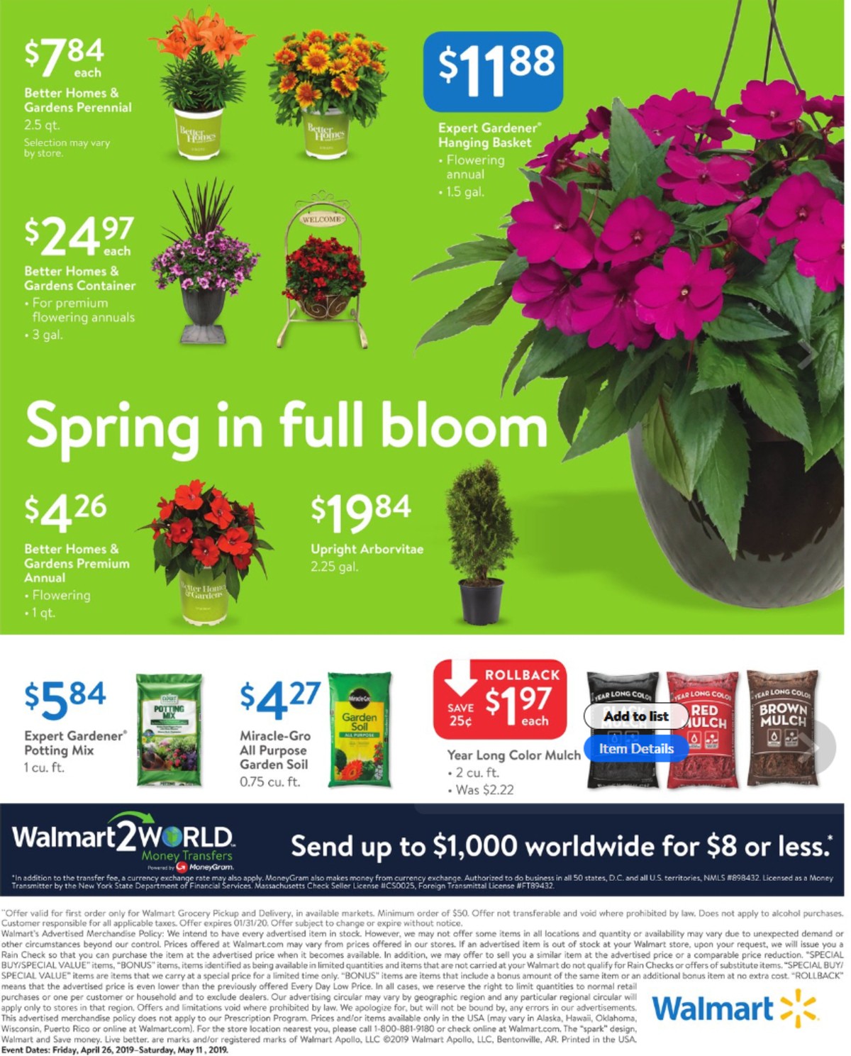 Walmart Weekly Ad from April 26