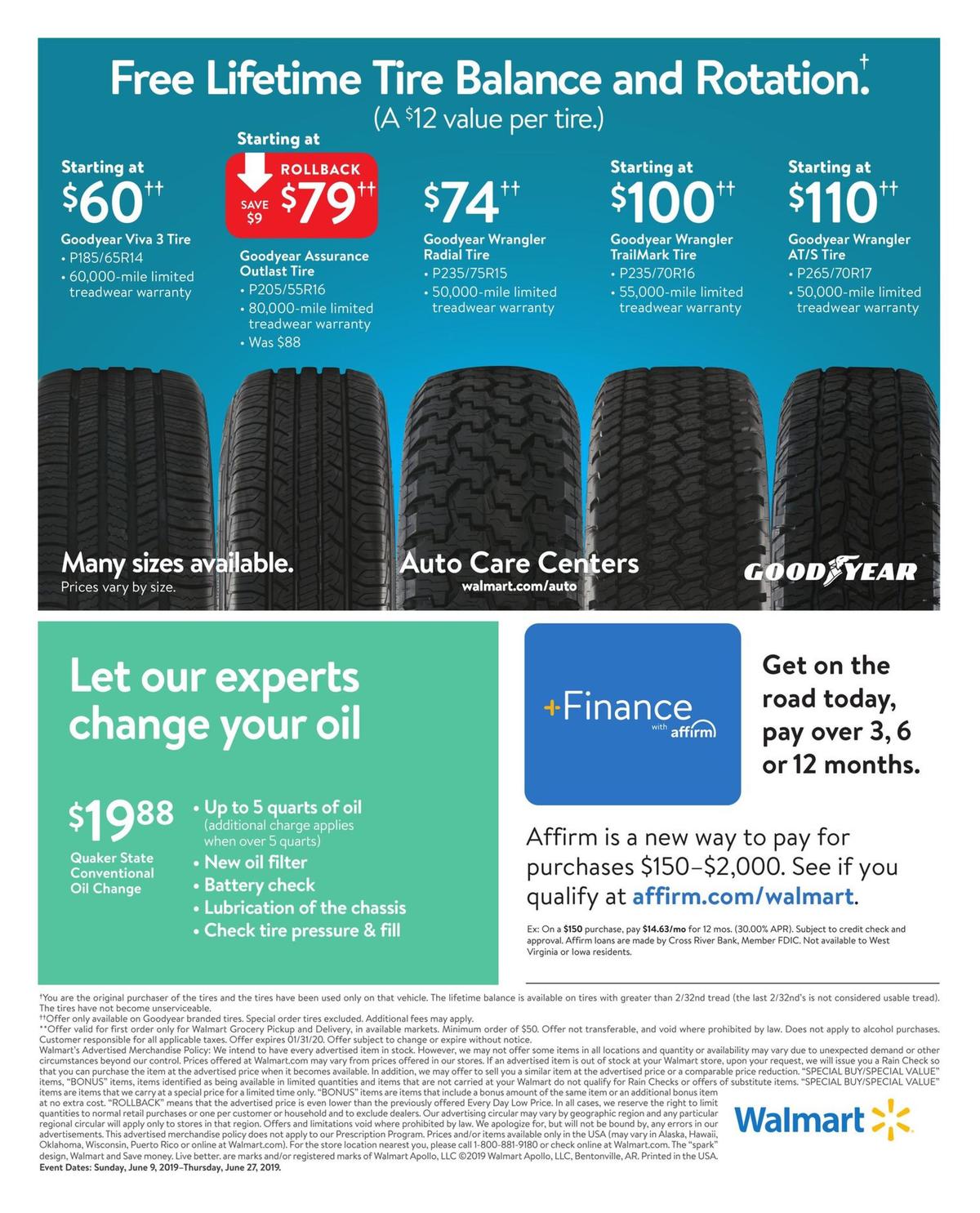 Walmart Weekly Ad from June 9