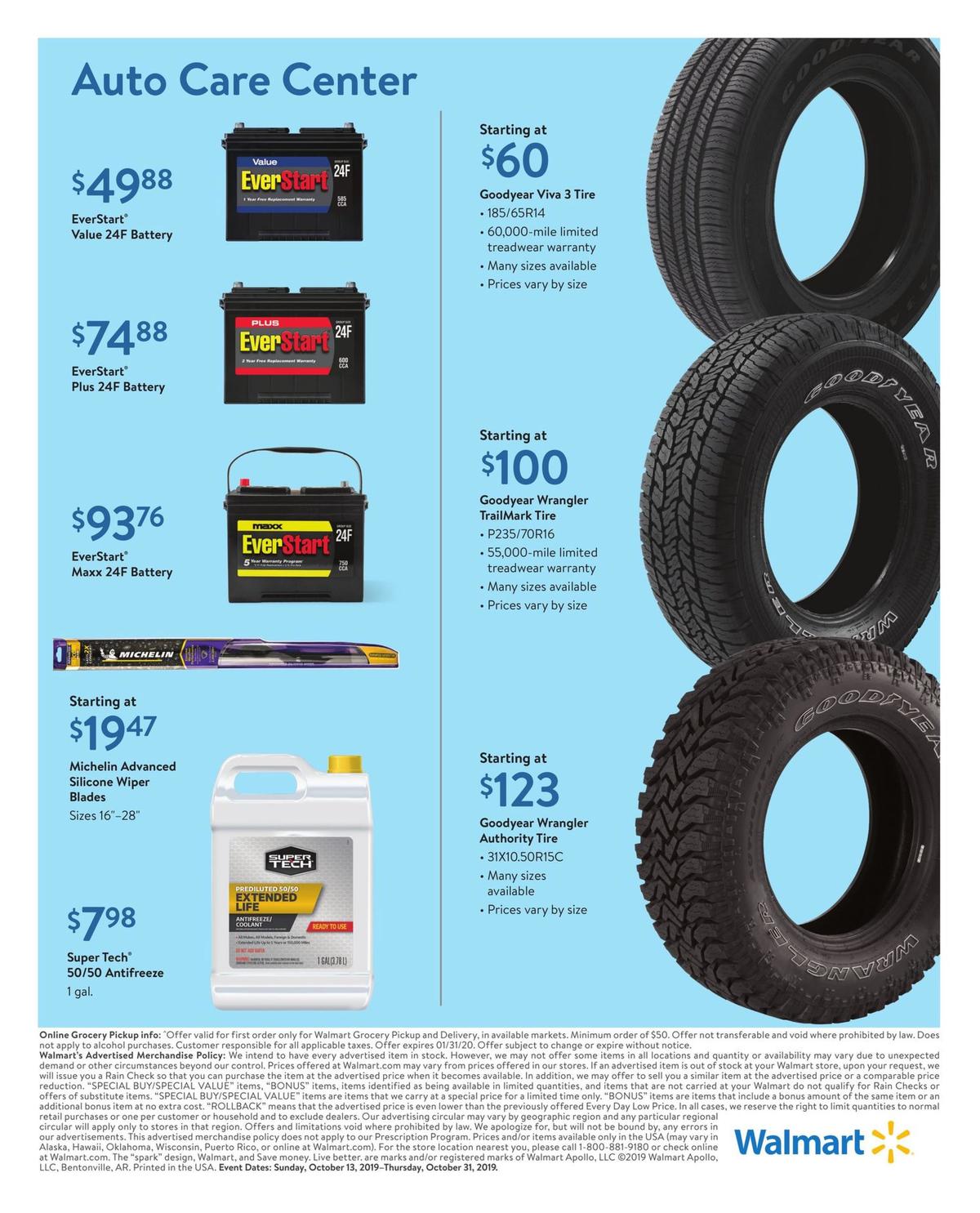 Walmart Weekly Ad from October 13