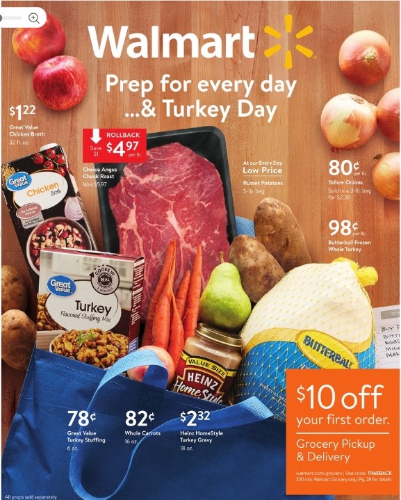 Walmart Weekly Ad from November 1