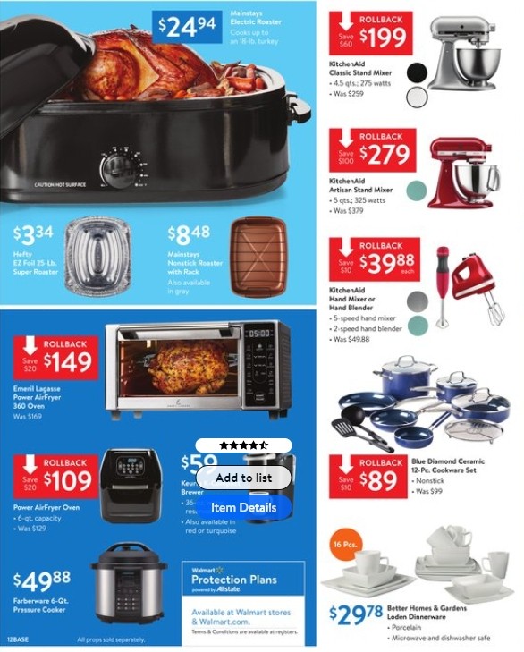 Walmart Weekly Ad from November 1