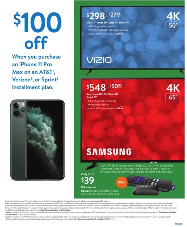 Walmart Weekly Ad from November 1
