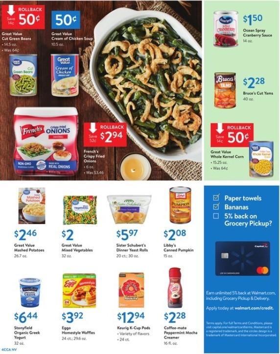 Walmart Weekly Ad from November 1