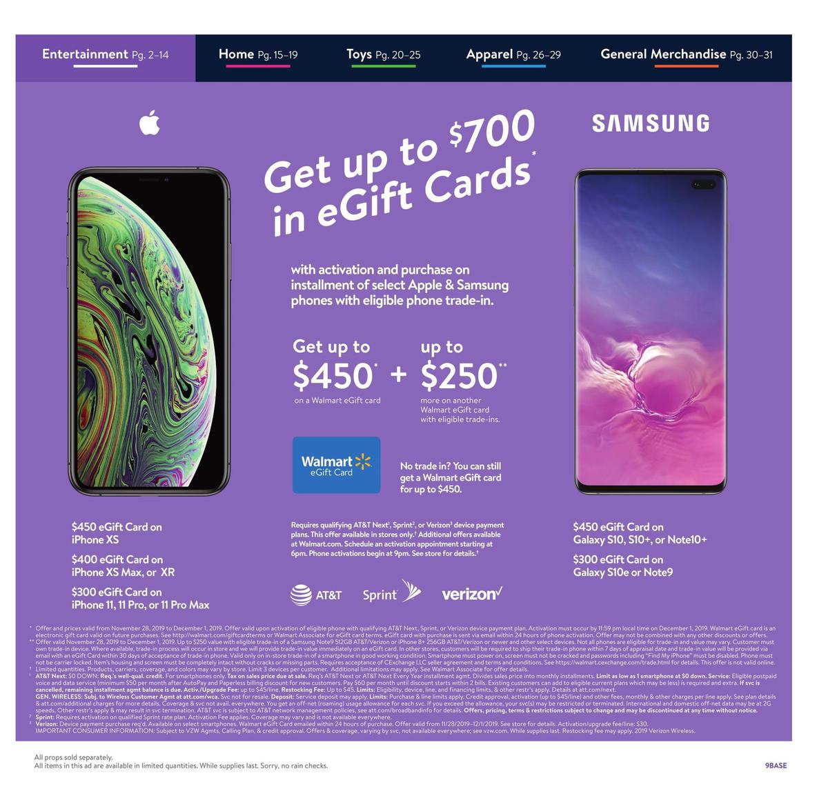 Walmart Black Friday Weekly Ad from November 28