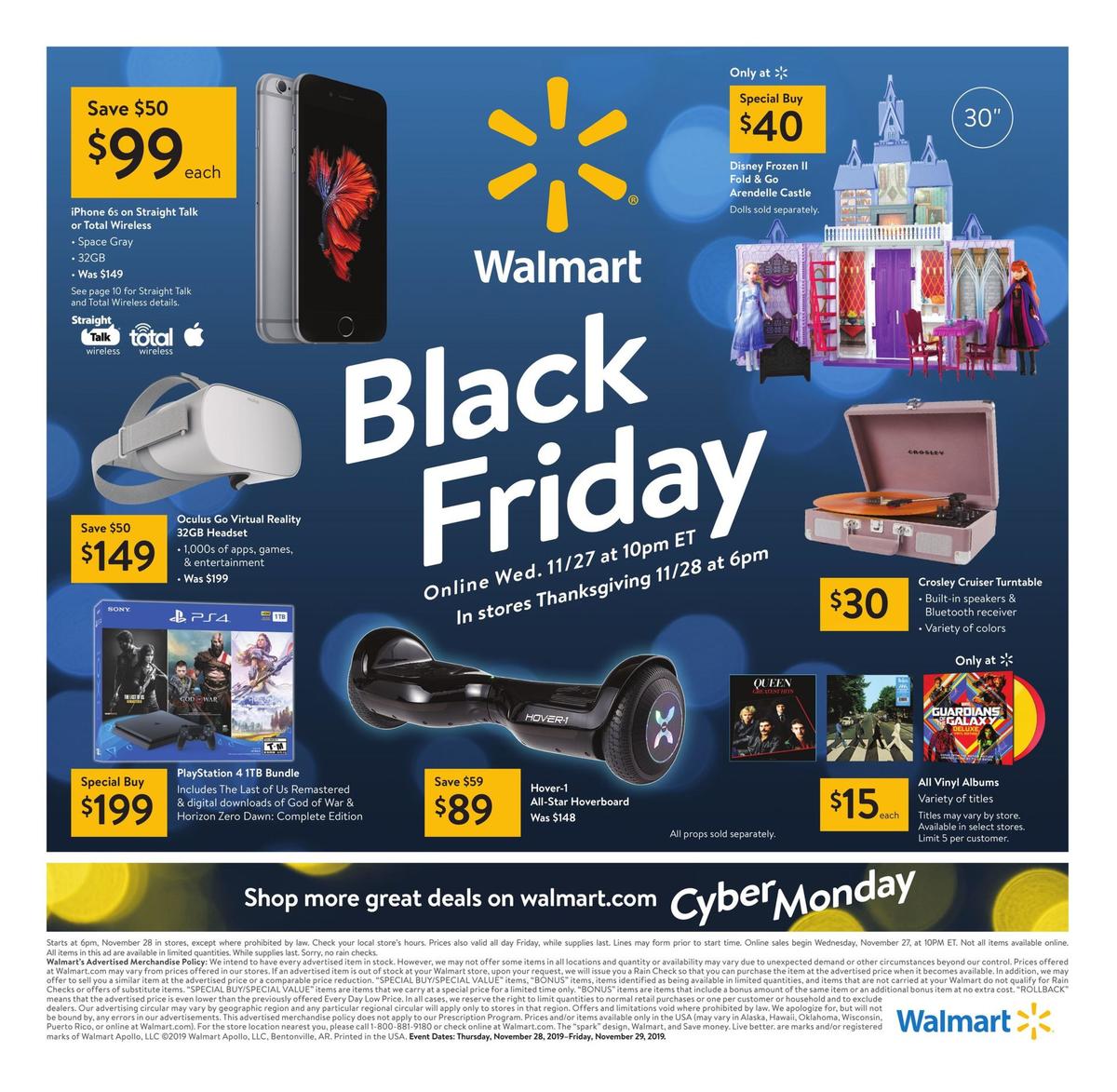 Walmart Black Friday Weekly Ad from November 28