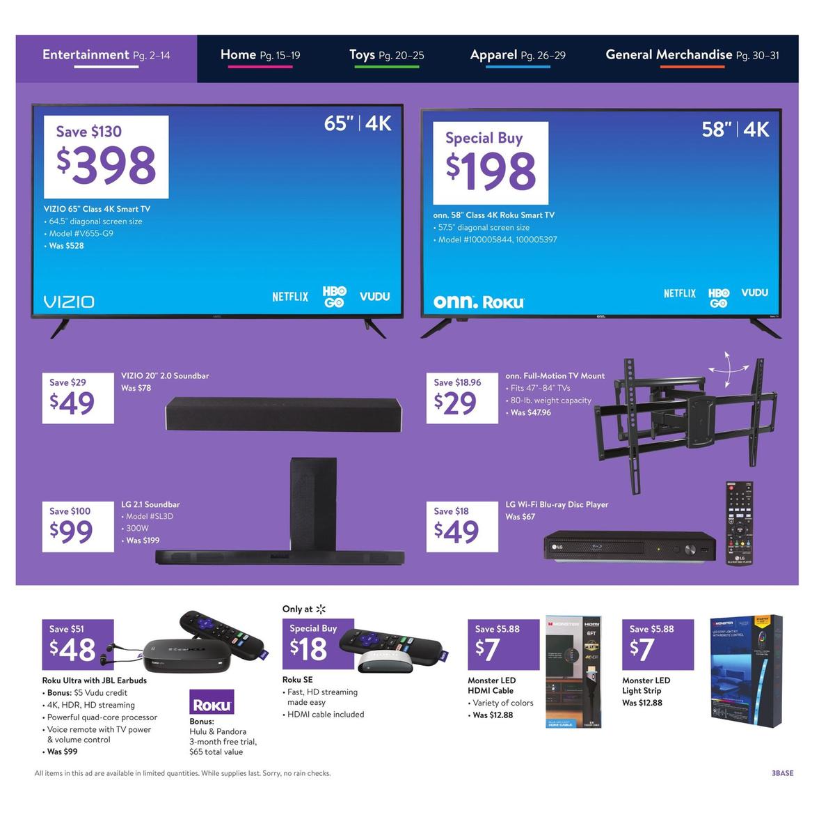 Walmart Black Friday Weekly Ad from November 28