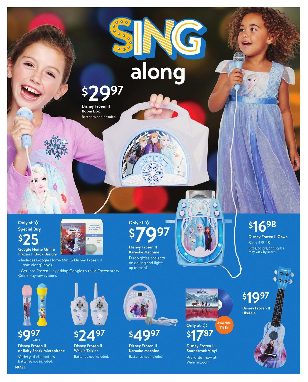 Walmart Weekly Ad from November 1