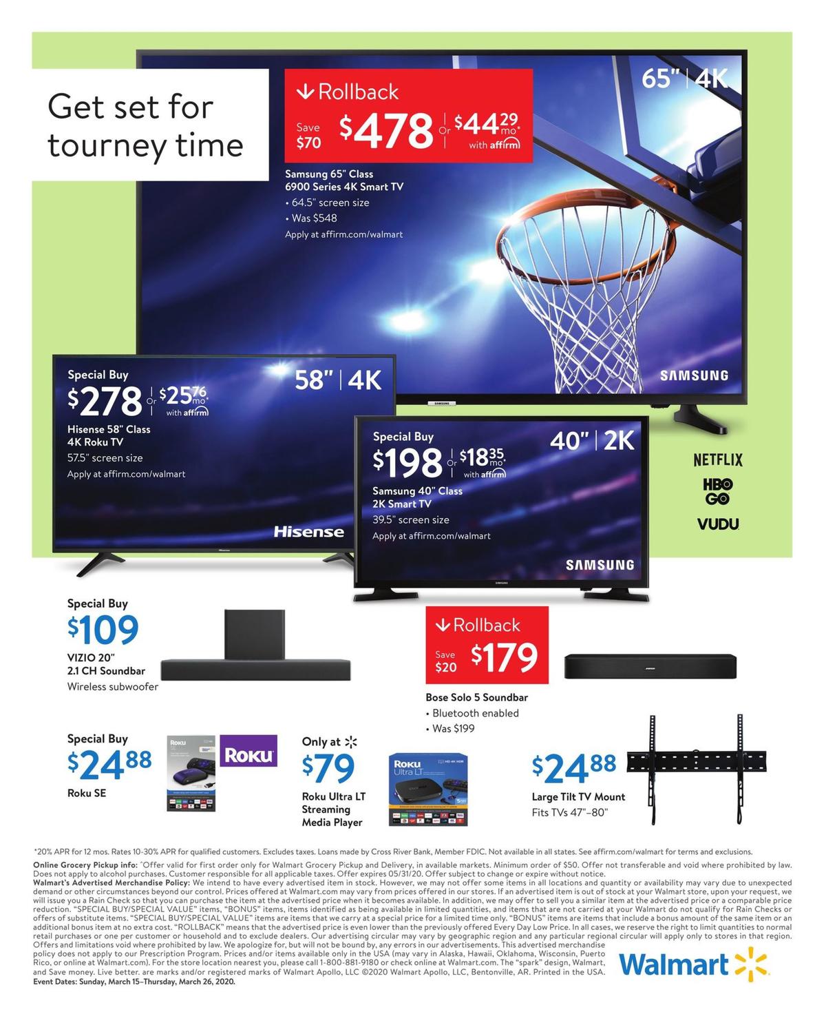 Walmart Weekly Ad from March 15