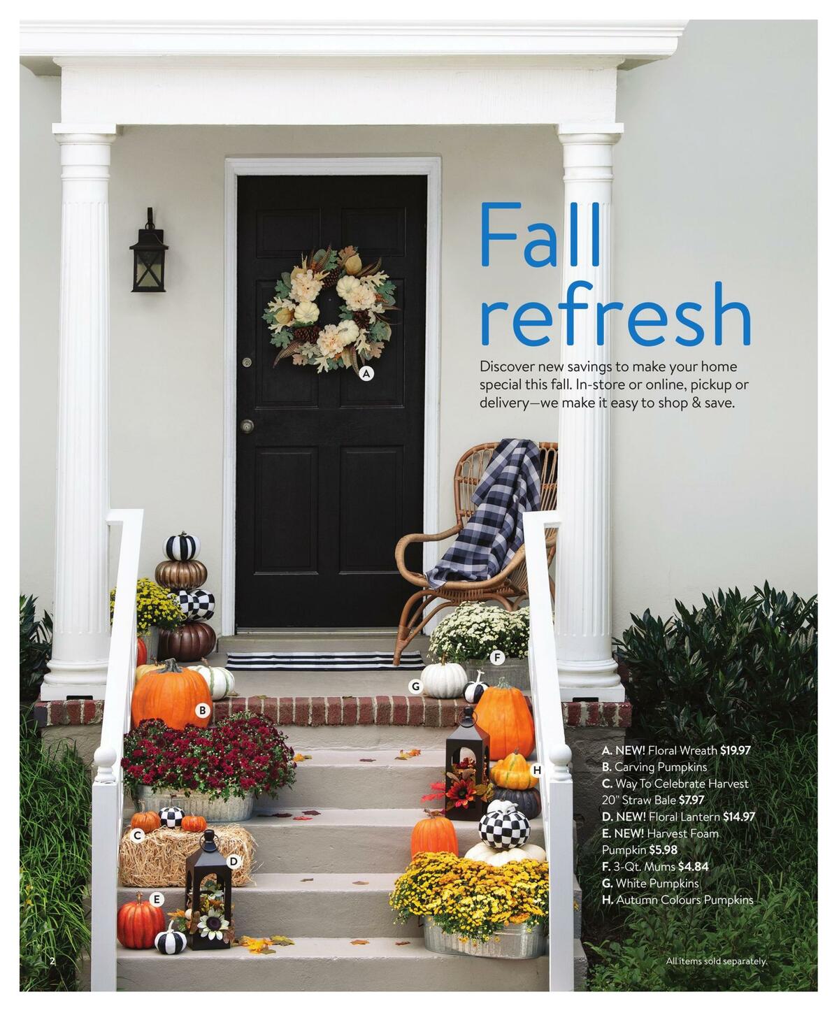 Walmart Fall Catalog Weekly Ad from September 20