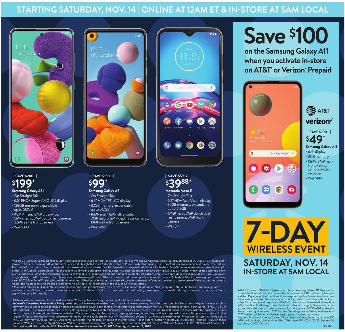 Walmart Black Friday Weekly Ad from November 11