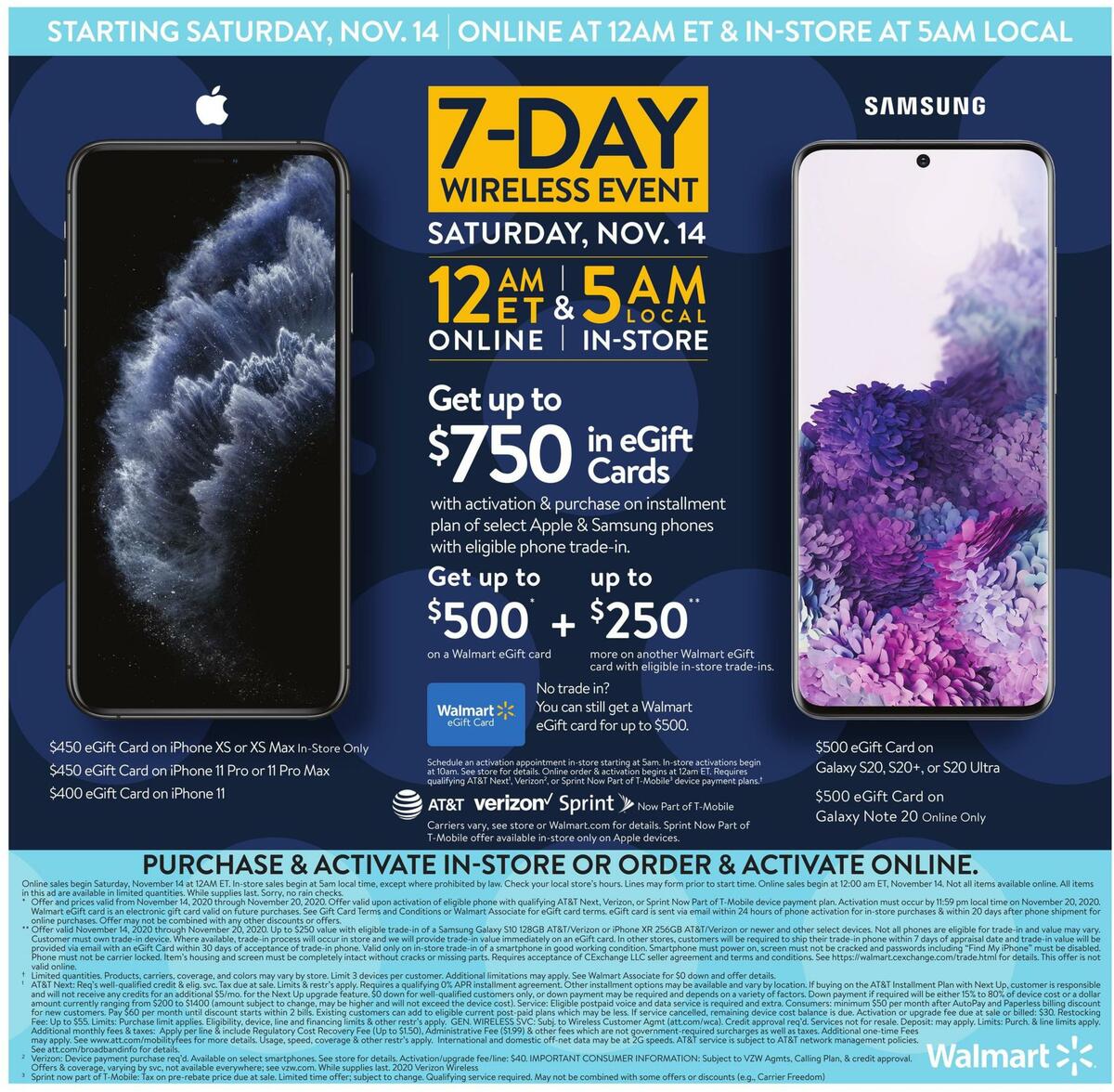 Walmart Black Friday Weekly Ad from November 11