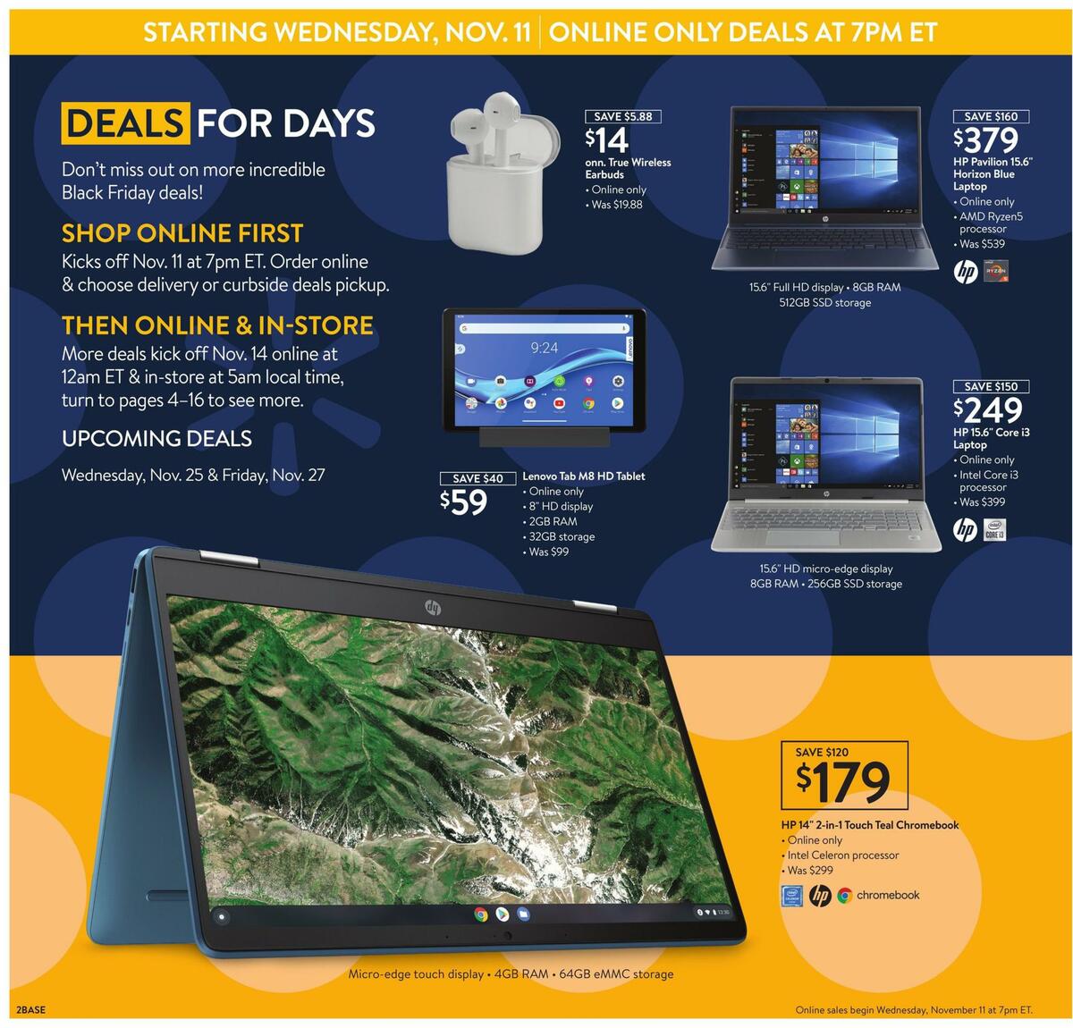 Walmart Black Friday Weekly Ad from November 11