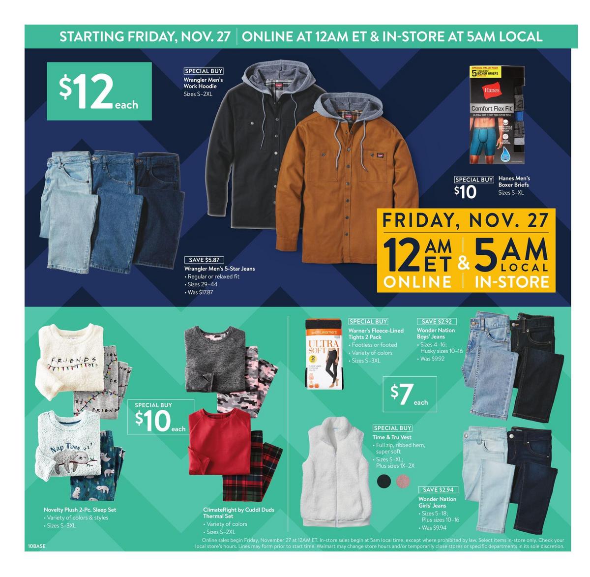 Walmart Black Friday Weekly Ad from November 25