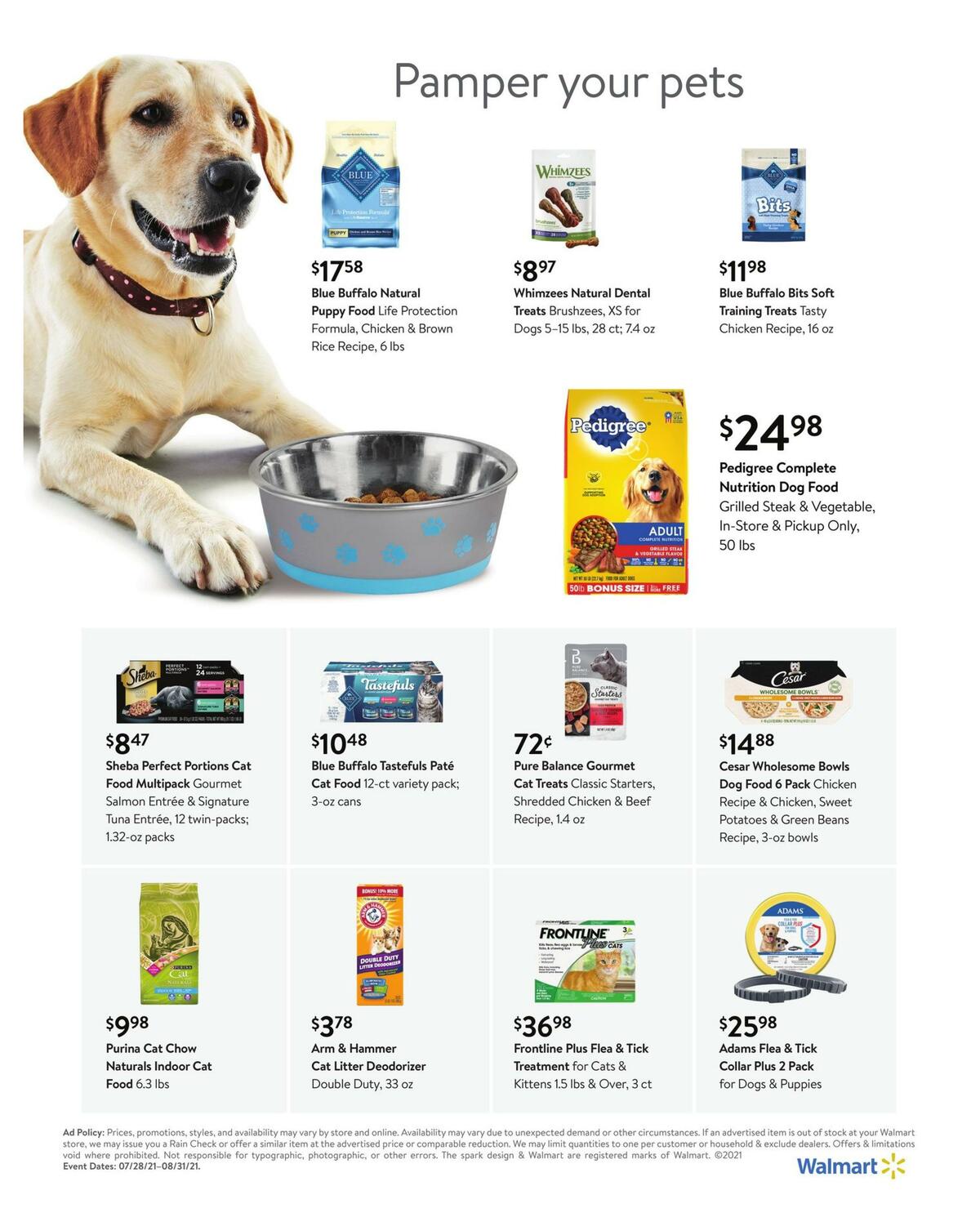 Walmart Weekly Ad from July 28