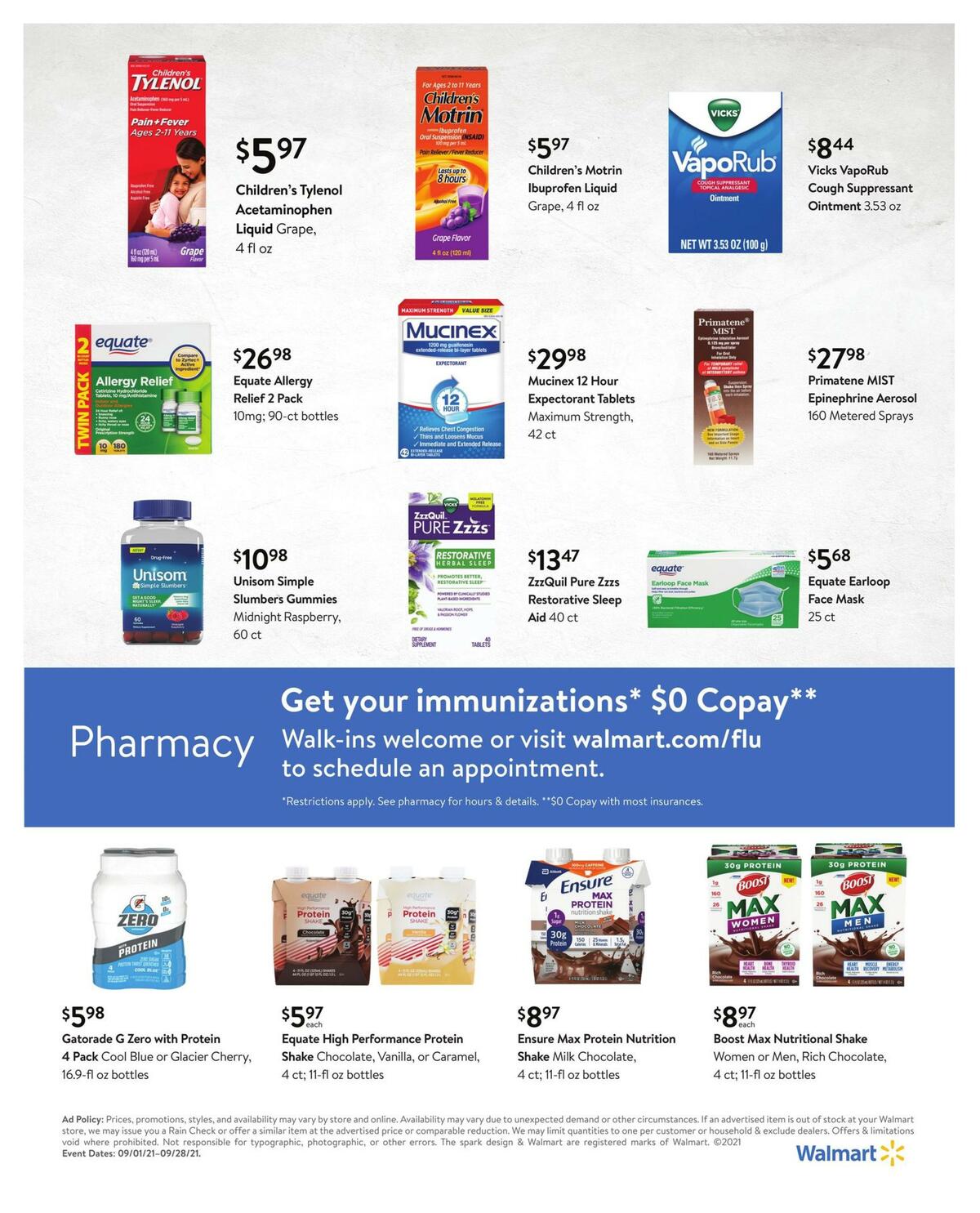 Walmart Weekly Ad from September 1