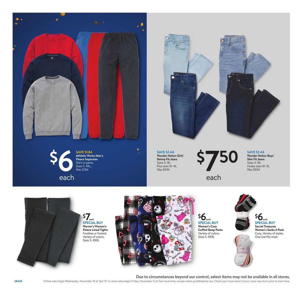 Walmart Black Friday Nov 10 Weekly Ad from November 10