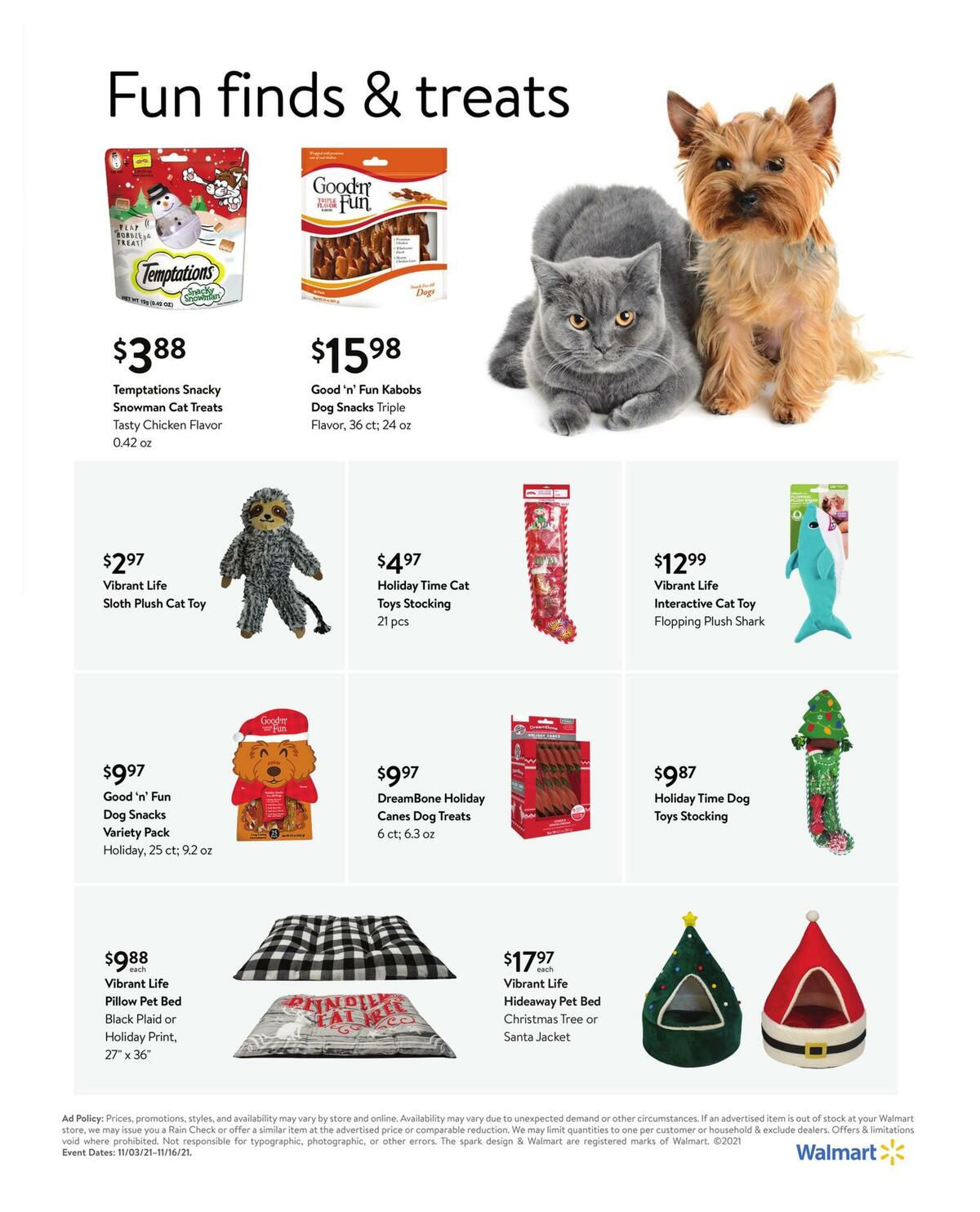 Walmart Weekly Ad from November 3