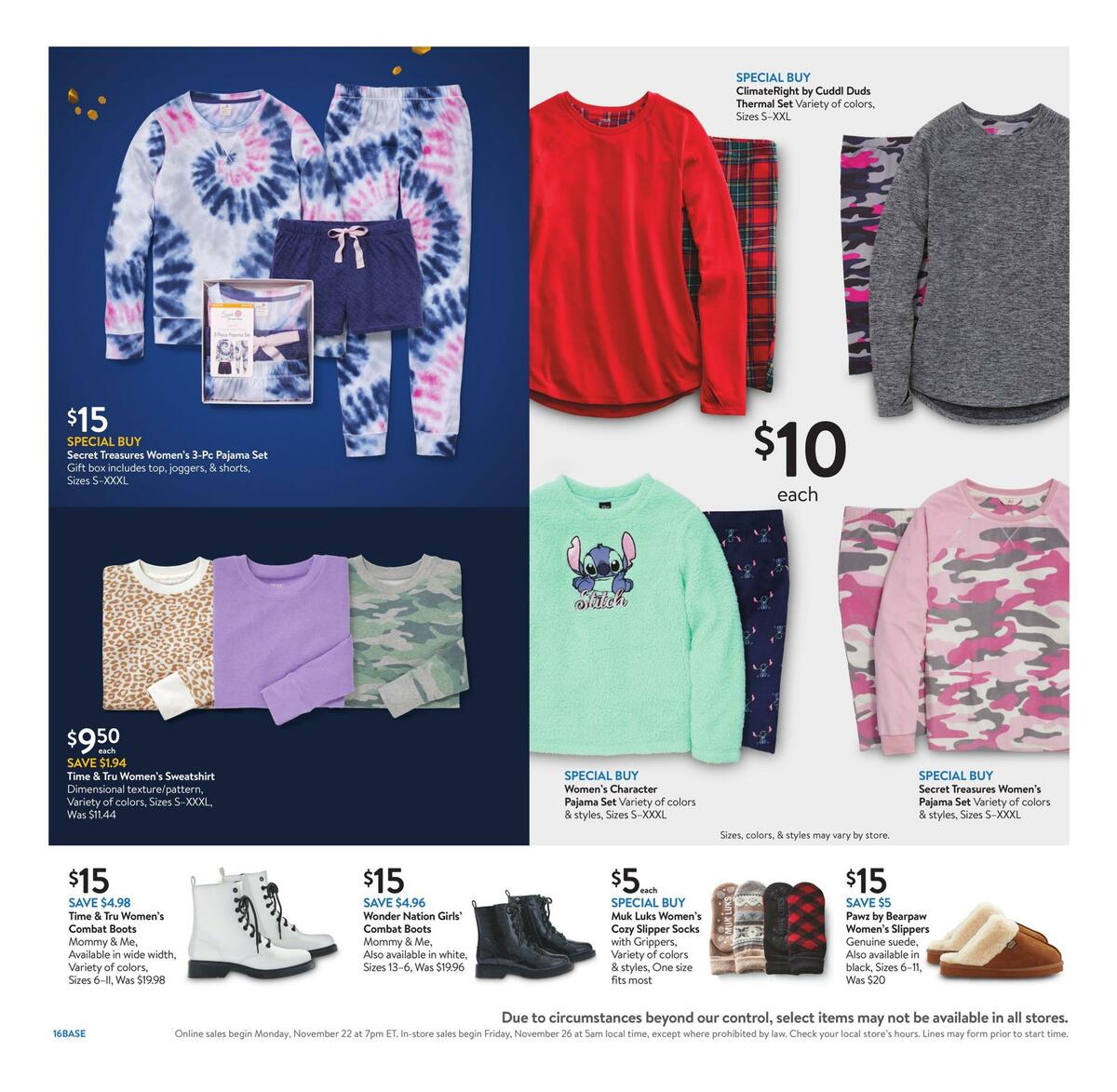 Walmart Black Friday Weekly Ad from November 22