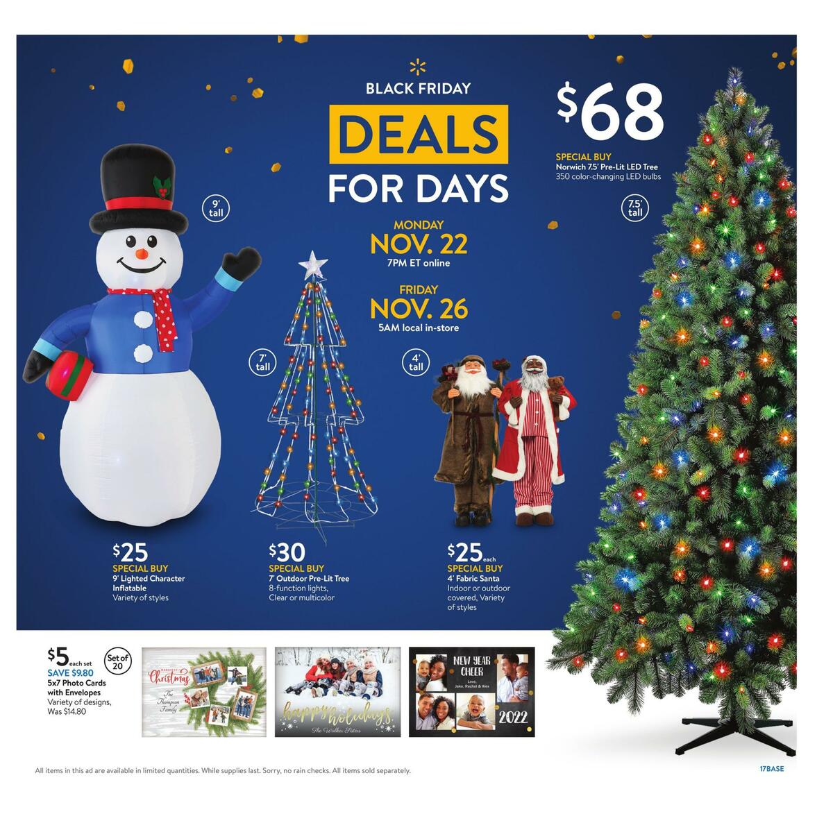 Walmart Black Friday Weekly Ad from November 22