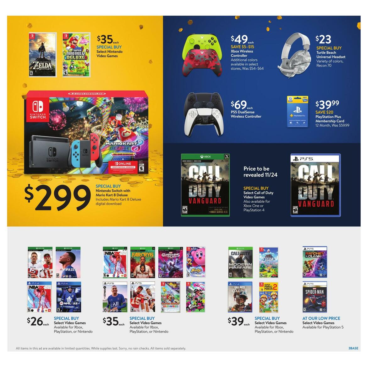 Walmart Black Friday Weekly Ad from November 22
