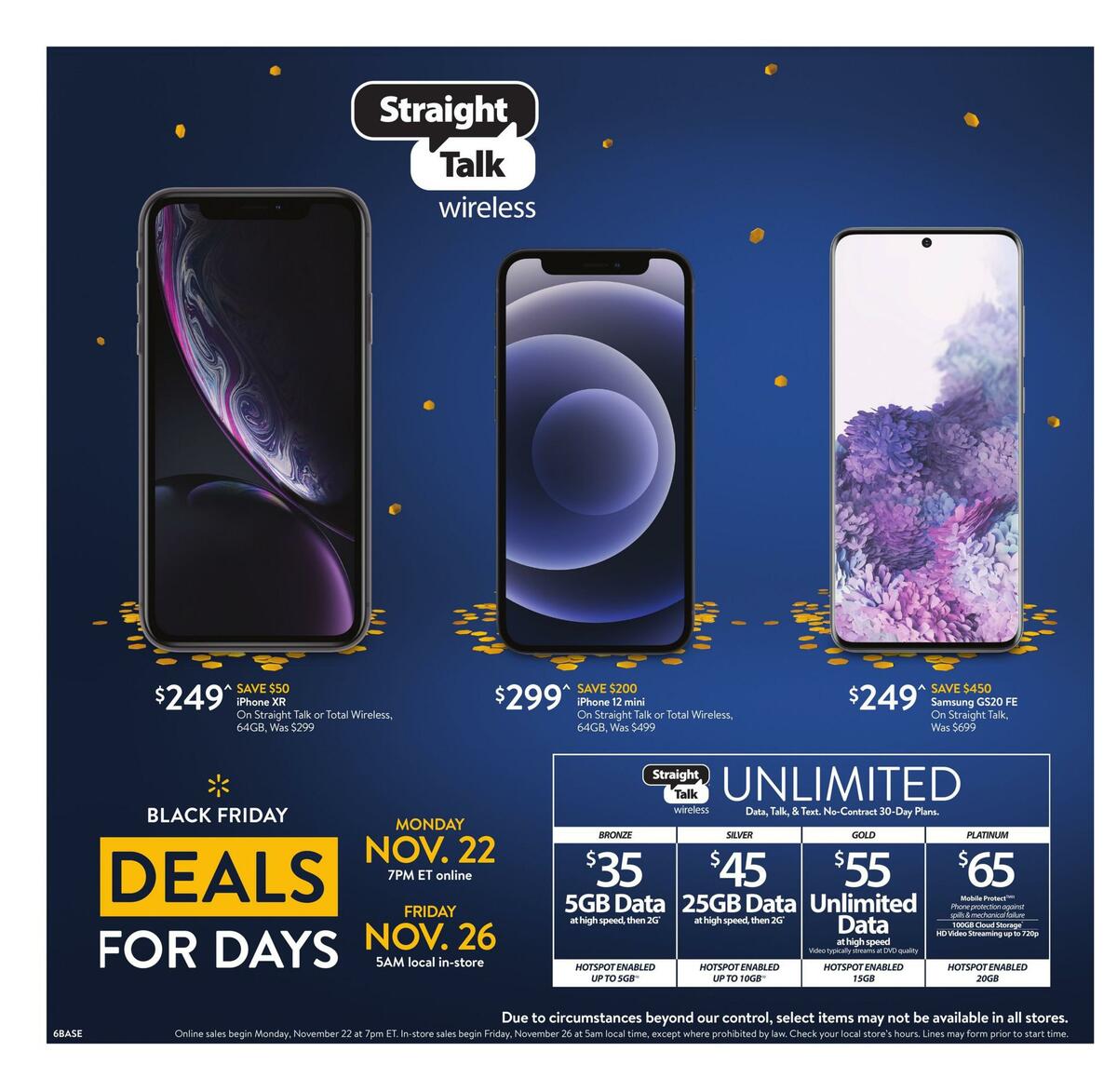 Walmart Black Friday Weekly Ad from November 22
