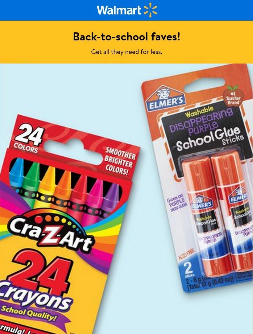 Walmart Weekly Ad from August 1